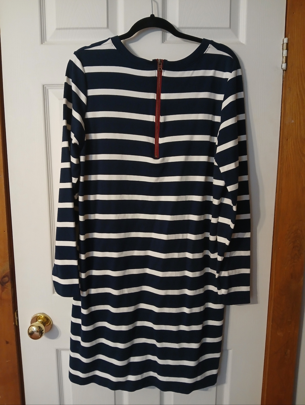 Nautical Striped Cotton Plus Dress Made in Canada NWOT 3X - Picture 2 of 7